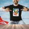 The Grinch and Santa Claus the amazing Christmas comic T-shirt