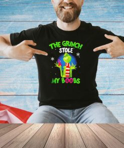 The Grinch stole my boobs T-shirt