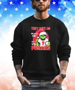 The Grinch they hate us because they ain’t us Philadelphia Phillies Christmas shirt