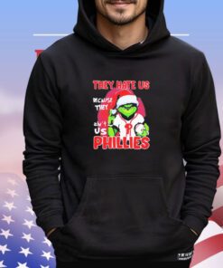 The Grinch they hate us because they ain’t us Philadelphia Phillies Christmas shirt