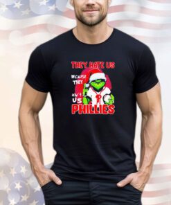 The Grinch they hate us because they ain’t us Philadelphia Phillies Christmas shirt