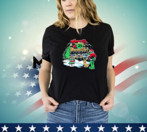 The Grinch whoville in Boonville Christmas shirt