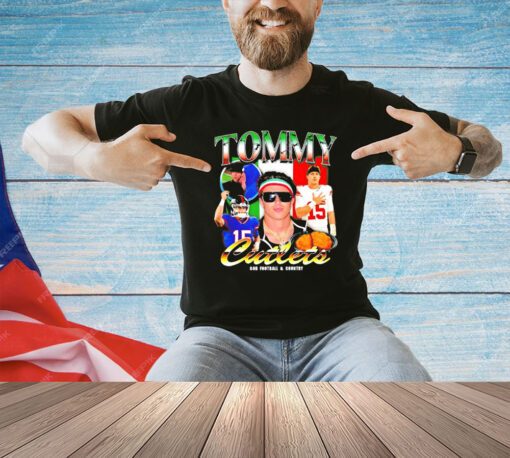 Tommy Cutlets Italian Hand Gesture god football and country graphic T-shirt