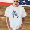 Toronto Blue Jays Est 1977 Hot Shot Logo And Map T-Shirt