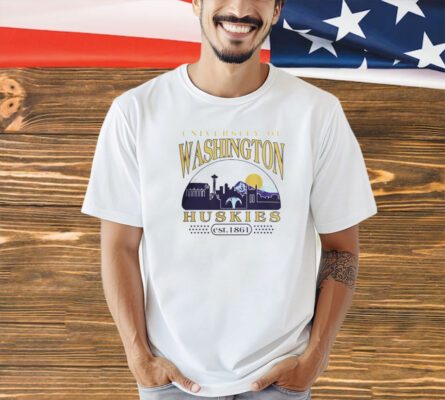 University of Washington Huskies est 1861 T-shirt