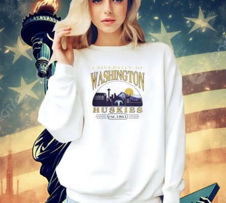 University of Washington Huskies est 1861 T-shirt