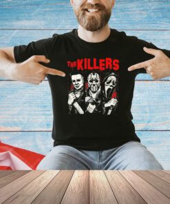 Michael Myers Jason Voorhees and Ghostface The Killers Halloween T-shirt