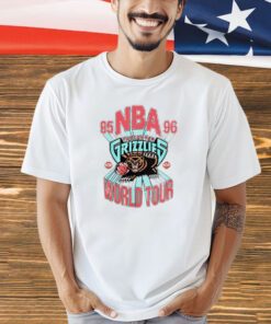Vancouver Grizzlies NBA World Tour 95 96 bust out vintage T-shirt