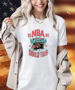 Vancouver Grizzlies NBA World Tour 95 96 bust out vintage T-shirt