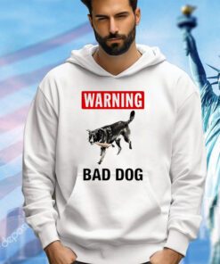 Warning bad dog peppee shirt