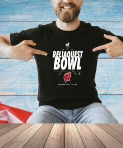 Wisconsin Badgers 2024 Reliaquest Bowl Raymond James Stadium T-shirt