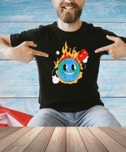 World on fire T-shirt