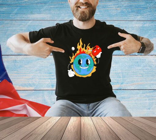 World on fire T-shirt