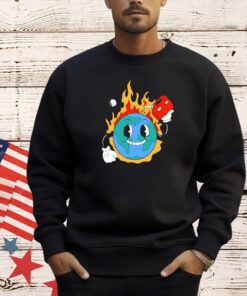 World on fire T-shirt