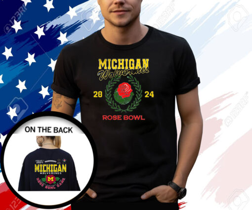 Michigan Rose Bowl 2024 CFP Semi Vintage Flower Shirt