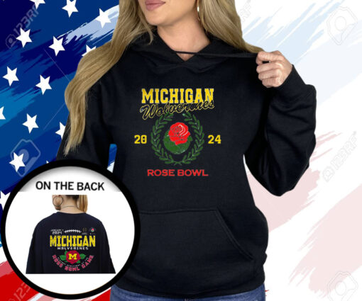 Michigan Rose Bowl 2024 CFP Semi Vintage Flower Shirt