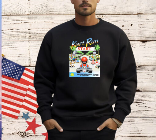 Mario Kart Run where racing becomes an adventure T-shirt