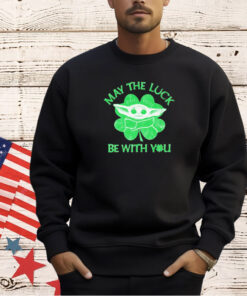 Baby Yoda may the luck be with you T-shirt