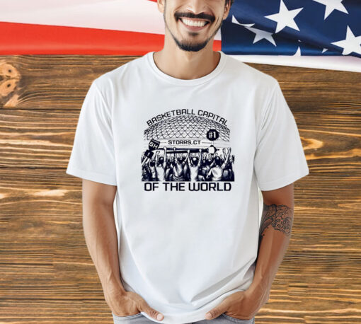 Basketball capital of the world UConn Huskies T-shirt