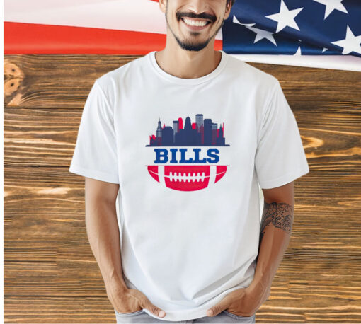 Buffalo Bills City Skyline T-shirt