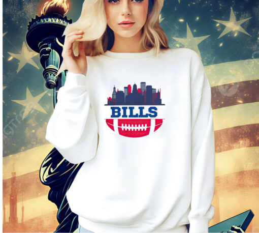 Buffalo Bills City Skyline T-shirt