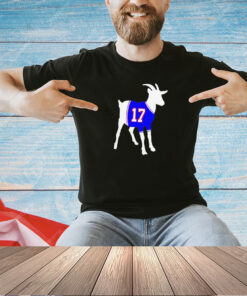 Buffalo Bills Josh Allen 17 Goat T-shirt