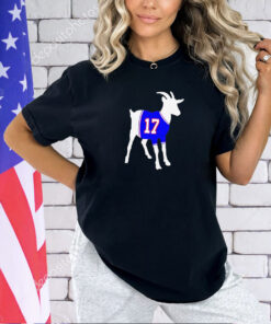 Buffalo Bills Josh Allen 17 Goat T-shirt