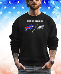 Buffalo Bills and Philadelphia Eagles house divided shirt