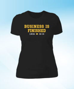 Business Is Finished Michigan 2023 National Champions Womens Shirt
