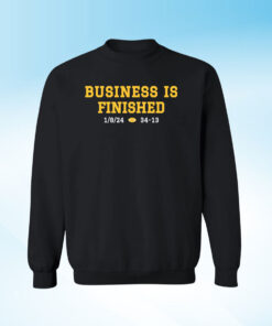 Business Is Finished Michigan 2023 National Champions Womens Shirt