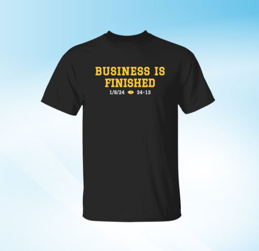 Business Is Finished Michigan 2023 National Champions Womens Shirt