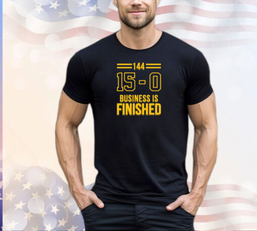 Business Is Finished Triblend Shirt