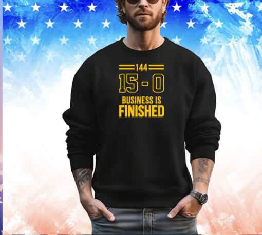 Business Is Finished Triblend Shirt