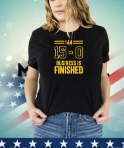 Business Is Finished Triblend Shirt