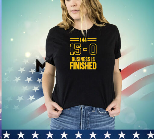 Business Is Finished Triblend Shirt