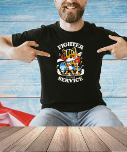 Cat fighter at your service T-shirt