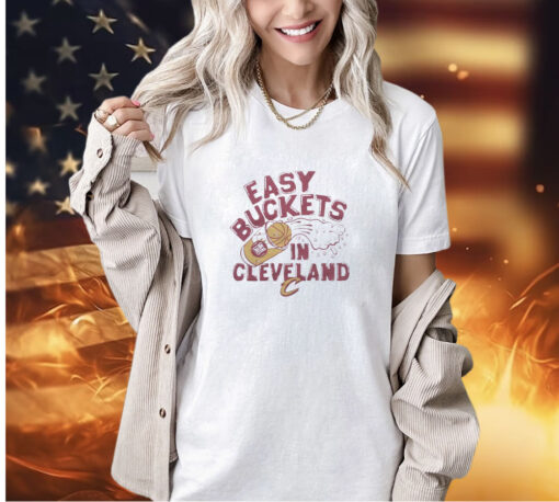 Cavs x Great Lakes Brewing Easy Buckets T-Shirt