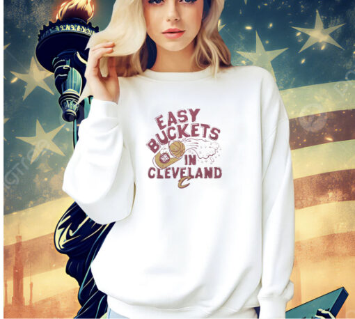 Cavs x Great Lakes Brewing Easy Buckets T-Shirt