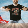 Cleveland Browns Brownie Stiff Arm Stadium T-Shirt