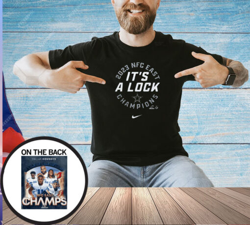 Cowboys 2023 Nfc East Champions It’s A Lock T-Shirt