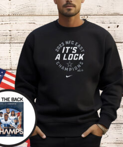 Cowboys 2023 Nfc East Champions It’s A Lock T-Shirt