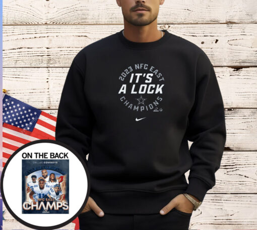 Cowboys 2023 Nfc East Champions It’s A Lock T-Shirt