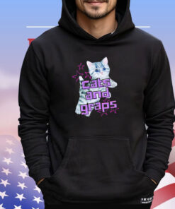 Cute cats and graps T-shirt