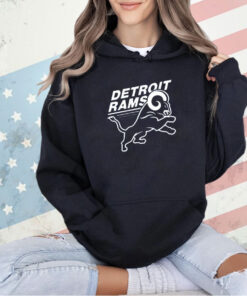 Detroit Rams logo T-shirt
