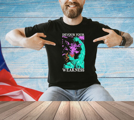 Devour Your Weakness Purple T-shirt