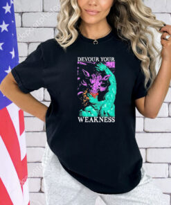 Devour Your Weakness Purple T-shirt