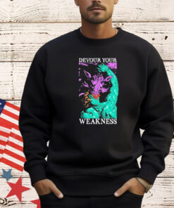 Devour Your Weakness Purple T-shirt