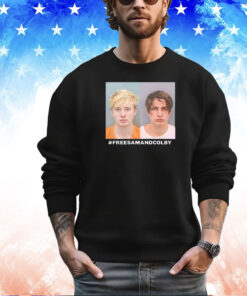 Free Sam and Cobly mugshot shirt