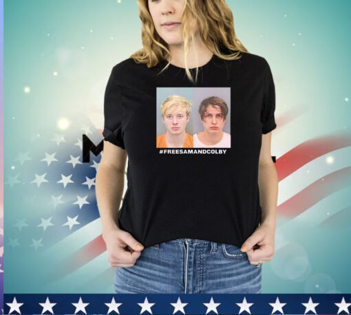 Free Sam and Cobly mugshot shirt