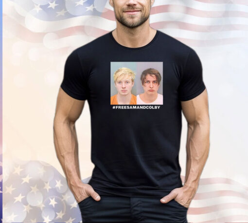 Free Sam and Cobly mugshot shirt